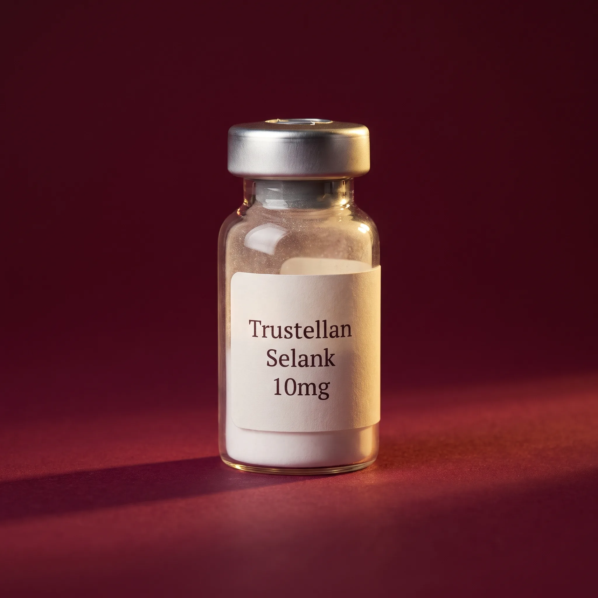 Selank research peptide vial